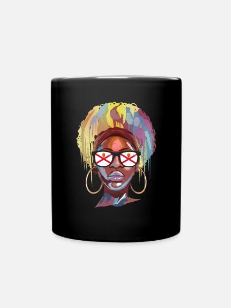 Jersey - Tasse einfarbig - Schwarz