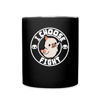 I choose fight - Full Colour Mug - black - Front