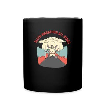 Paresseux mignon paresseux courant - Mug uni - noir - Devant