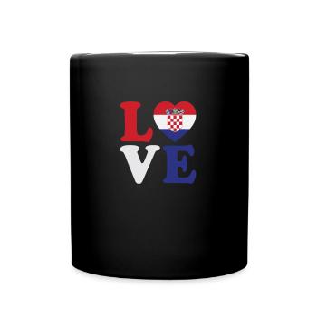 Croatia Croatia Gifts Women & Men - Full Colour Mug - black - Front
