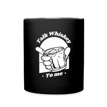 Whisky Whiskey - Tasse einfarbig - Schwarz - Vorne