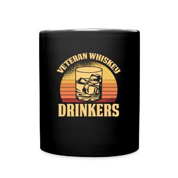 Vétéran du whisky - Mug uni - noir - Devant