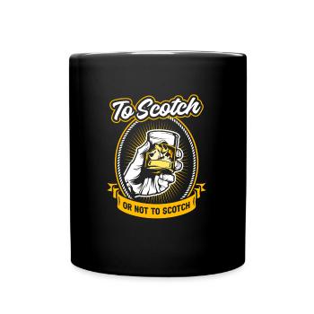 Whisky Whiskey Lustig - Tasse einfarbig - Schwarz - Vorne