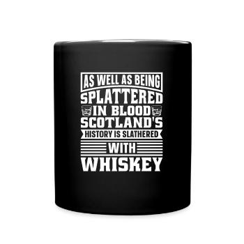 Whisky Whiskey - Full Colour Mug - black - Front