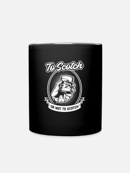 Whisky Whiskey - Tasse einfarbig - Schwarz
