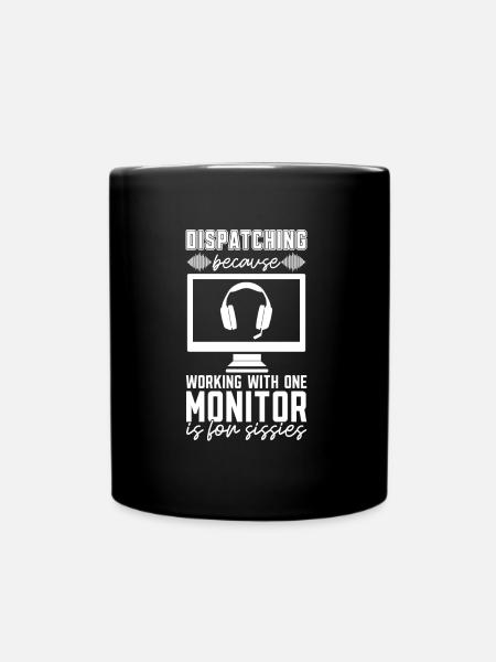 Centre d’opérations du centre de contrôle des appels d’urgence Sissi - Mug uni - noir