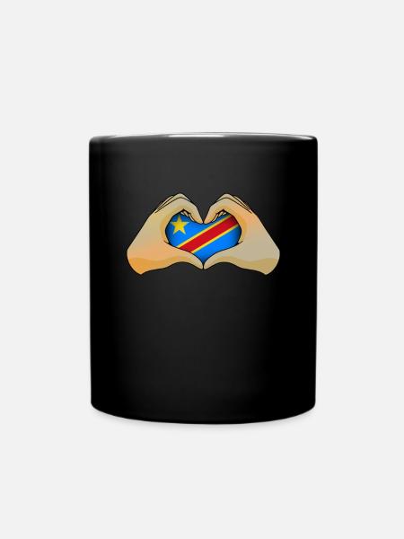 République démocratique du Congo - Mug uni - noir