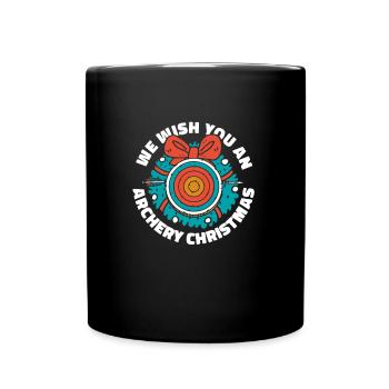 Tir à l’arc Archer de tir à l’arc - Mug uni - noir - Devant