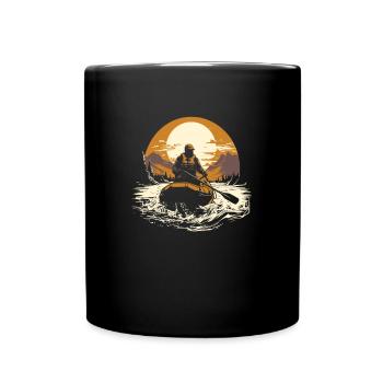 Rafting Sun - Mug uni - noir - Devant