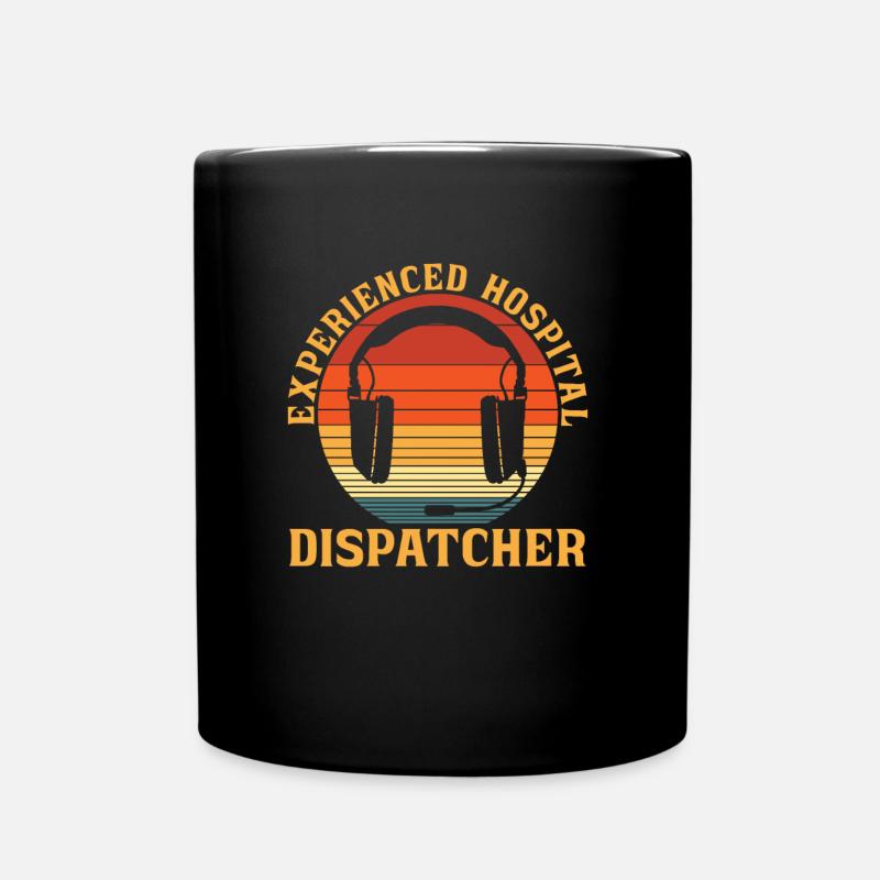 Centre de contrôle des appels d’urgence Centre des opérations de l’hôpital - Mug uni - noir