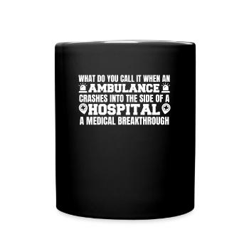 Centre d’opérations du centre de contrôle des appels d’urgence - Mug uni - noir - Devant