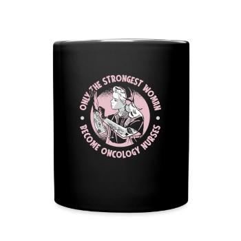Nurse Oncological Nurse - Full Colour Mug - black - Front