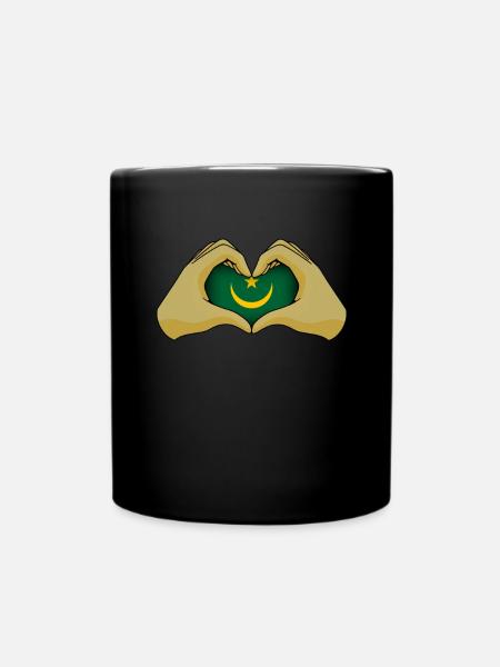 Mauretanien - Tasse einfarbig - Schwarz
