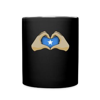 Somalia - Tasse einfarbig - Schwarz - Vorne