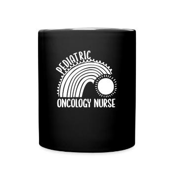 Infirmière en pédiatrie - Mug uni - noir - Devant