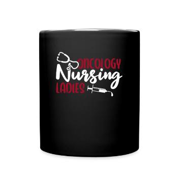 Infirmière Dame - Mug uni - noir - Devant