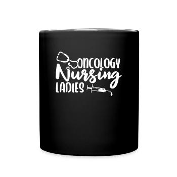 Infirmière Dame - Mug uni - noir - Devant