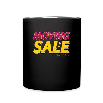 Garage Sales Moving Sale Shopping Bargain Hunter - Full Colour Mug - black - Front