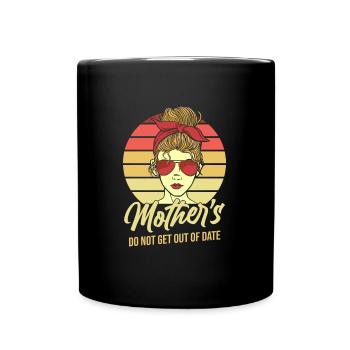 Maman Mère Drôle - Mug uni - noir - Devant