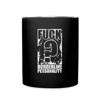 Psychologie Psychologe Grenze - Tasse einfarbig - Schwarz - Vorne
