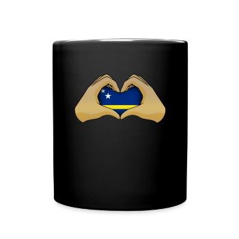 Curaçao - Tasse einfarbig - Schwarz - Vorne