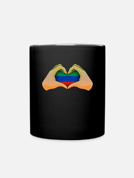 Dagestan - Tasse einfarbig - Schwarz