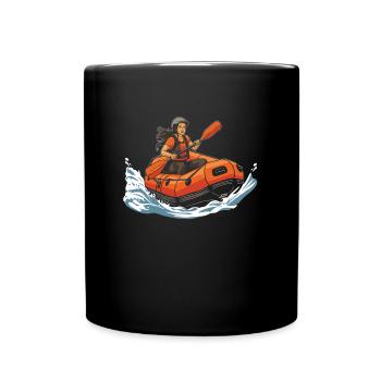 Rafting - Full Colour Mug - black - Front