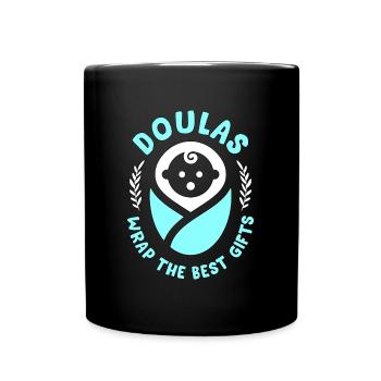 Doulas Wrap Les meilleurs cadeaux Accouchement Sage-femme - Mug uni - noir - Devant
