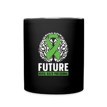 Psychology Psychologist Loop - Full Colour Mug - black - Front