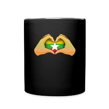 Myanmar - Full Colour Mug - black - Front