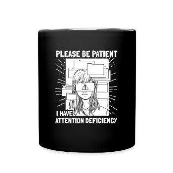 Psychologie Psychologue Patient - Mug uni - noir - Devant