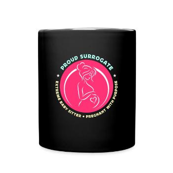 Surrogacy Proud Surrogate Extreme IVF Pregnancy - Tasse einfarbig - Schwarz - Vorne