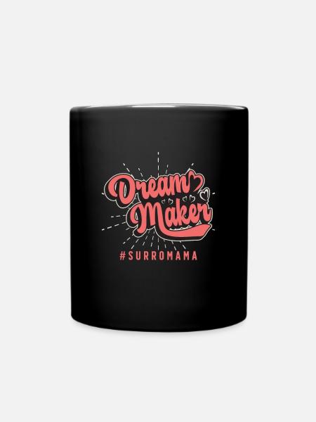 Surrogacy Dream Maker IVF Pregnancy Surrogate Mom - Full Colour Mug - black