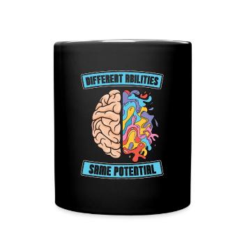 IEP Different Abilities Same Potential Educator - Tasse einfarbig - Schwarz - Vorne
