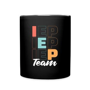 IEP Team Autism Awareness Teacher Sped Teacher - Full Colour Mug - black - Front