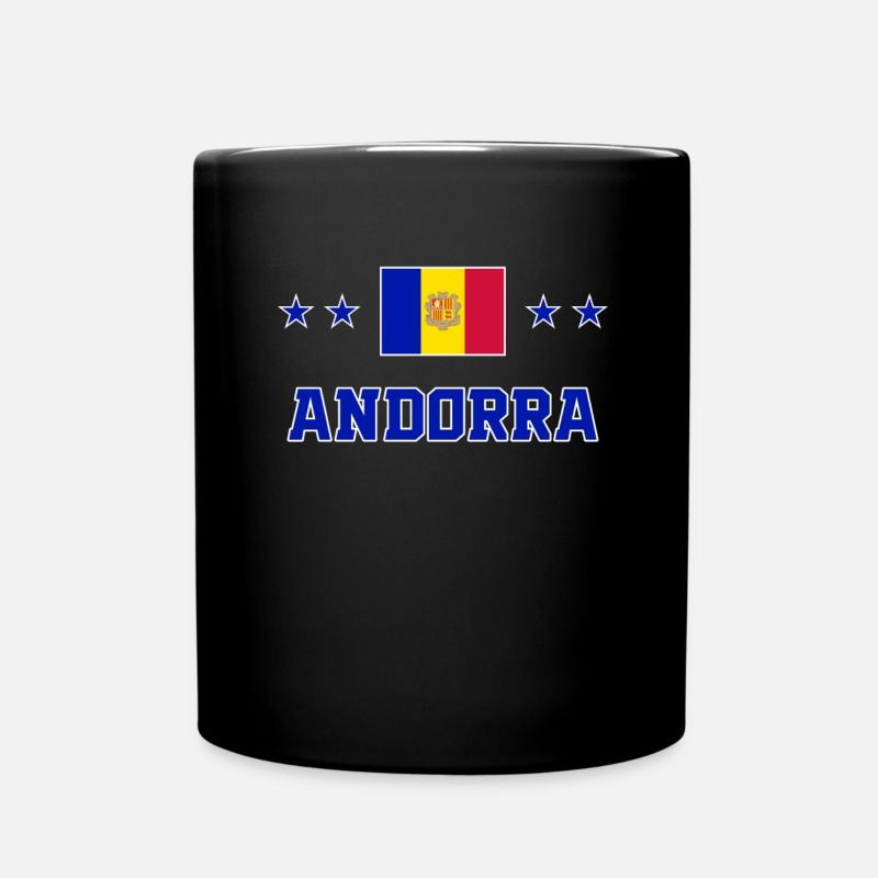 Andorra - Tasse einfarbig - Schwarz