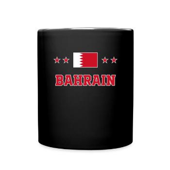 Bahrain - Tasse einfarbig - Schwarz - Vorne