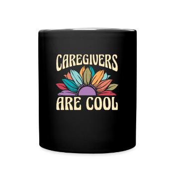 Les aidants naturels sont des aidants naturels cool - Mug uni - noir - Devant