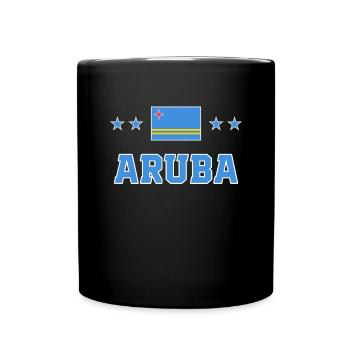 Aruba - Tasse einfarbig - Schwarz - Vorne