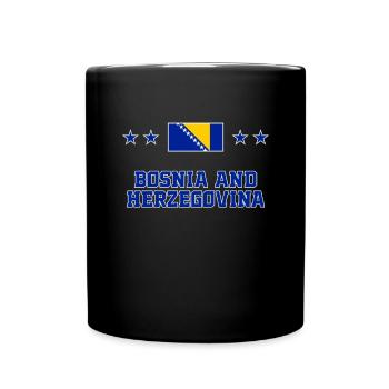 Bosnia and Herzegovina - Full Colour Mug - black - Front