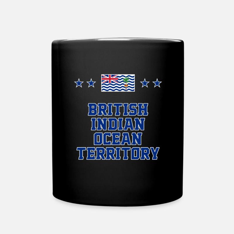 British Indian Ocean Territory - Full Colour Mug - black