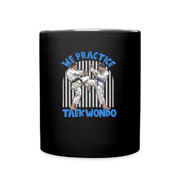 Taekwondo Cool Taekwondo Father - Full Colour Mug - black - Front
