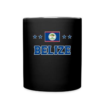 Belize - Tasse einfarbig - Schwarz - Vorne