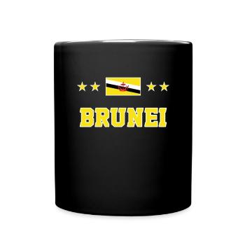 Brunei - Tasse einfarbig - Schwarz - Vorne