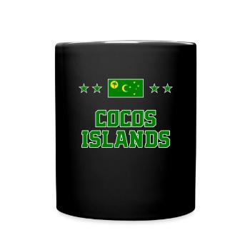 Cocos Islands - Full Colour Mug - black - Front