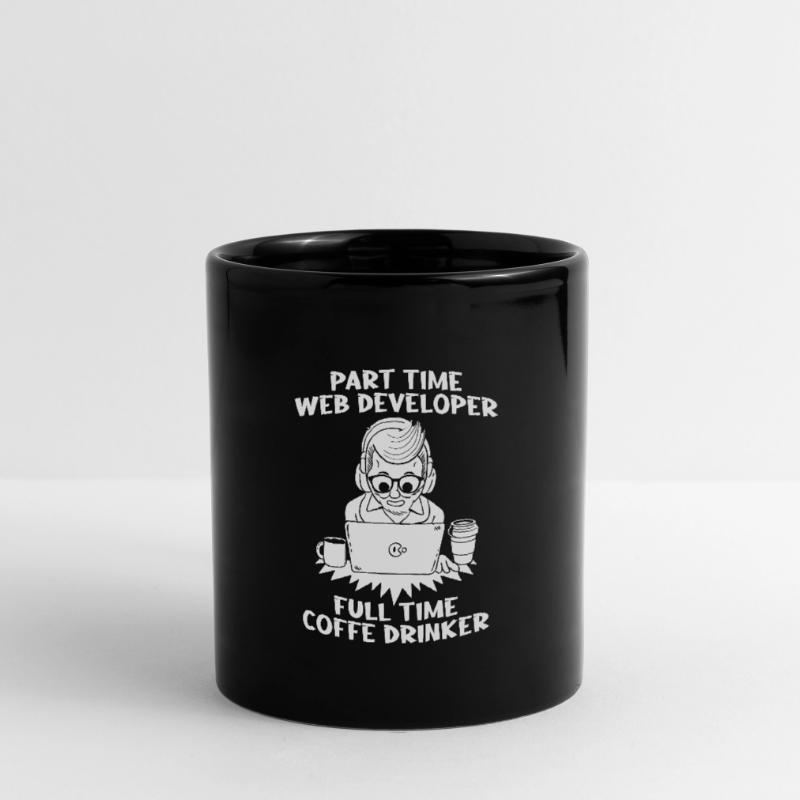 Web Entwickler Webdeveloper Tasse einfarbig