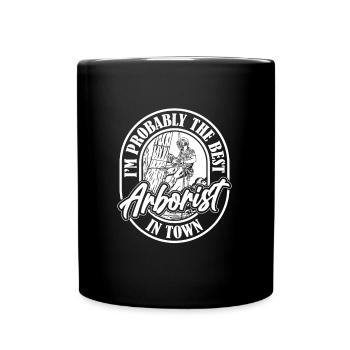 Baumpfleger Baumkletterer Arboriste - Mug uni - noir - Devant