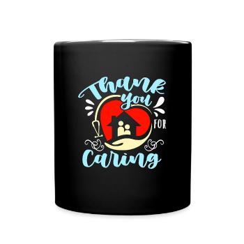 Aidants naturels Merci pour les aidants familiaux attentionnés - Mug uni - noir - Devant