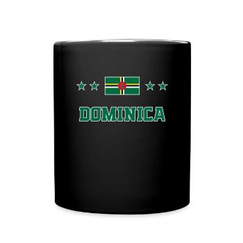 Dominique - Mug uni - noir - Devant