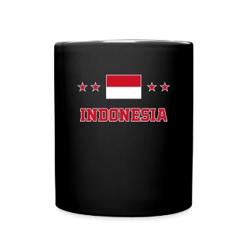 Indonesia - Full Colour Mug - black - Front